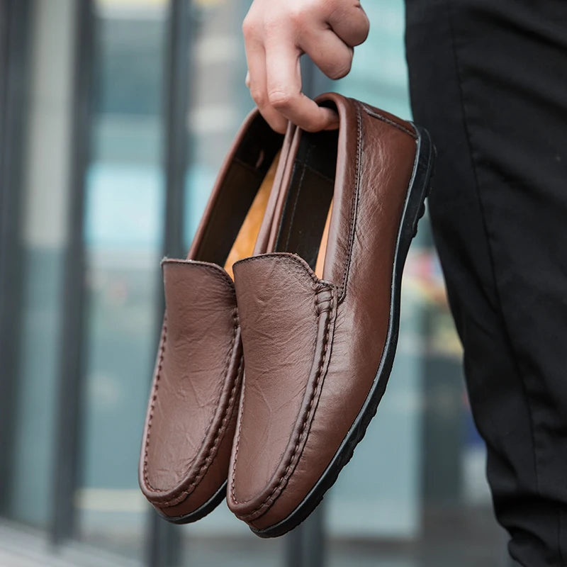Varron Leather Loafers - Saint Drako