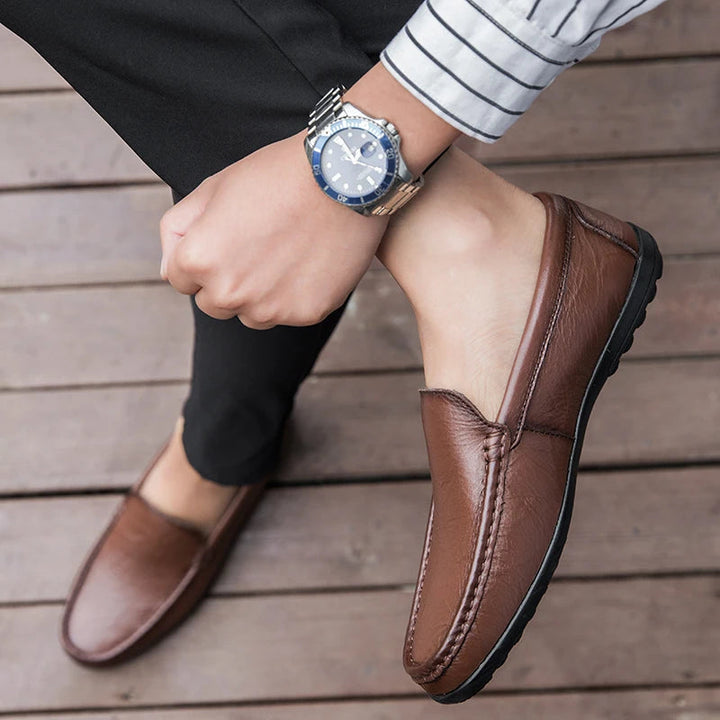 Varron Leather Loafers - Saint Drako