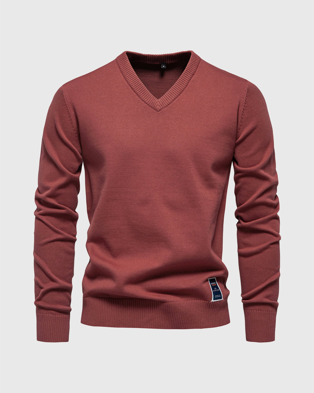 Modena Ribbed V-Neck Sweater