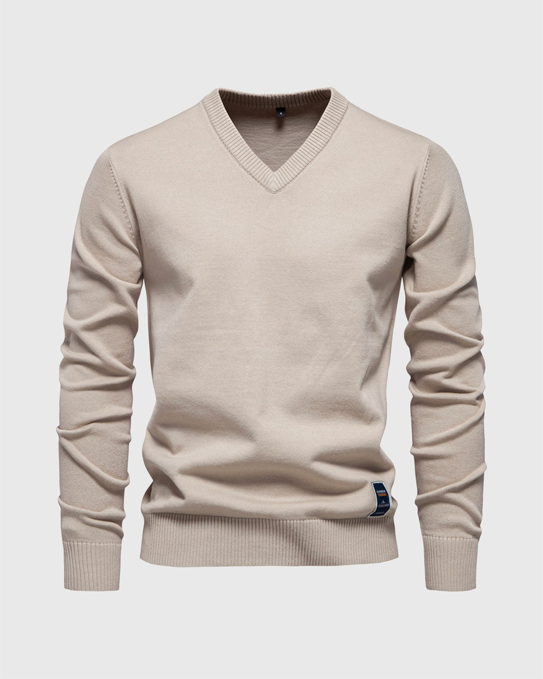 Modena Ribbed V-Neck Sweater