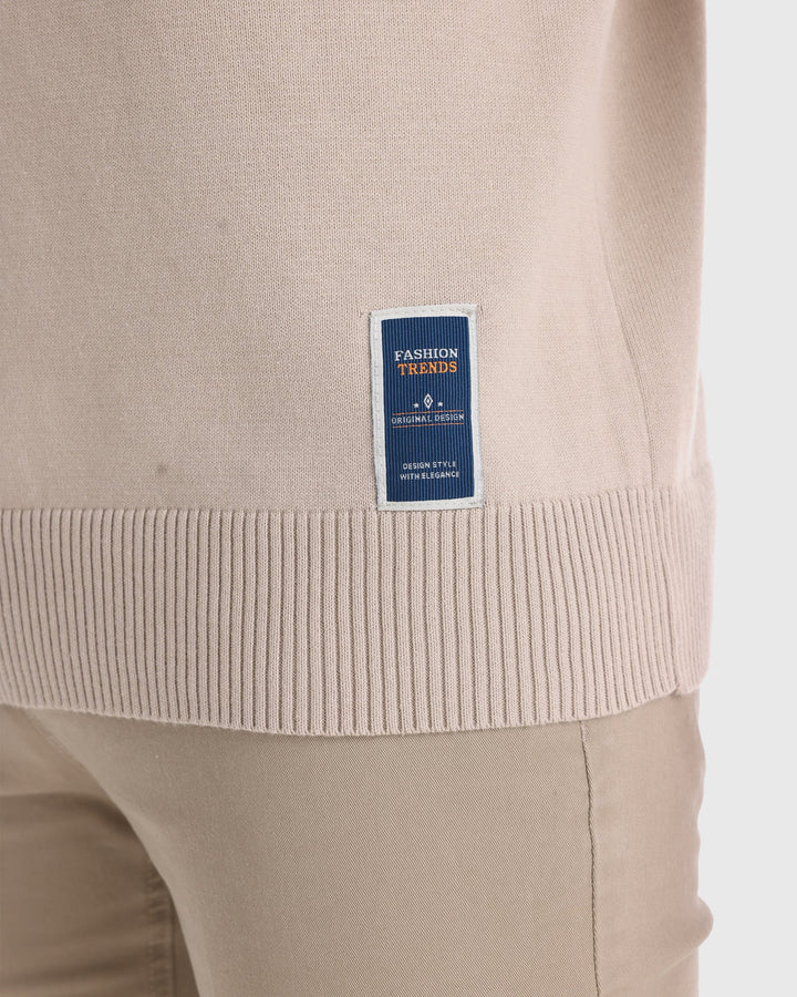 Modena Ribbed V-Neck Sweater