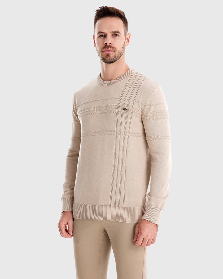 Lyon Textured Crew Sweater