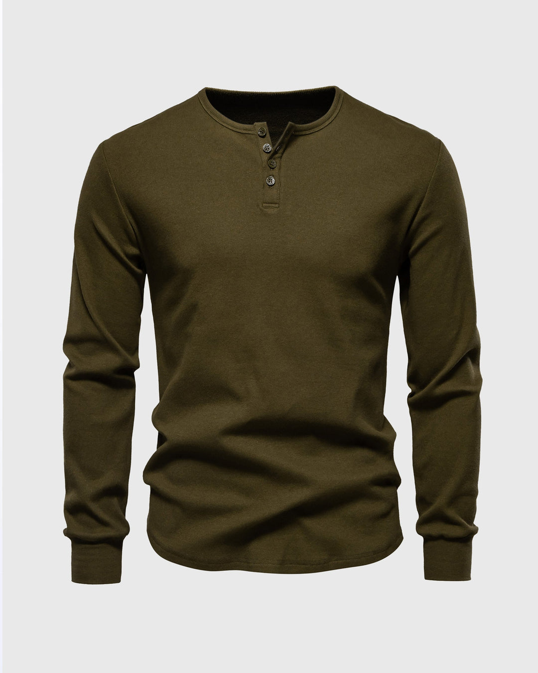 Salerno Rib Knit Henley