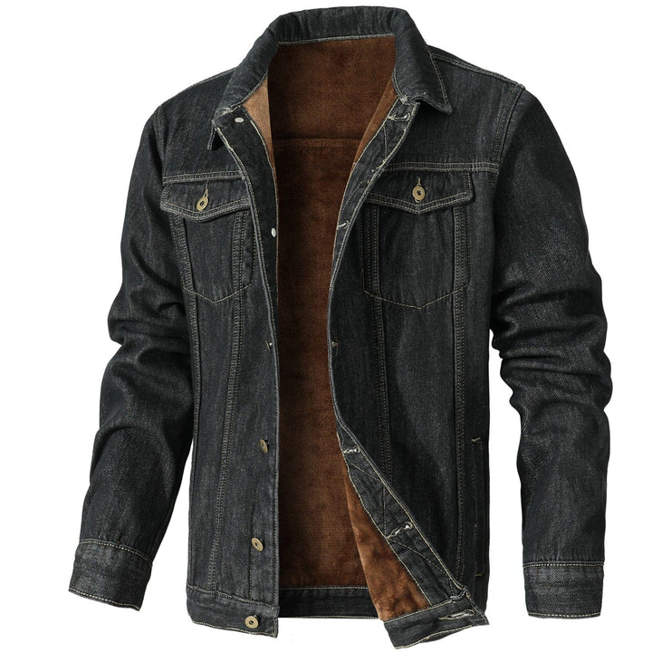 Fleece Lined Denim Jacket - Saint Drako