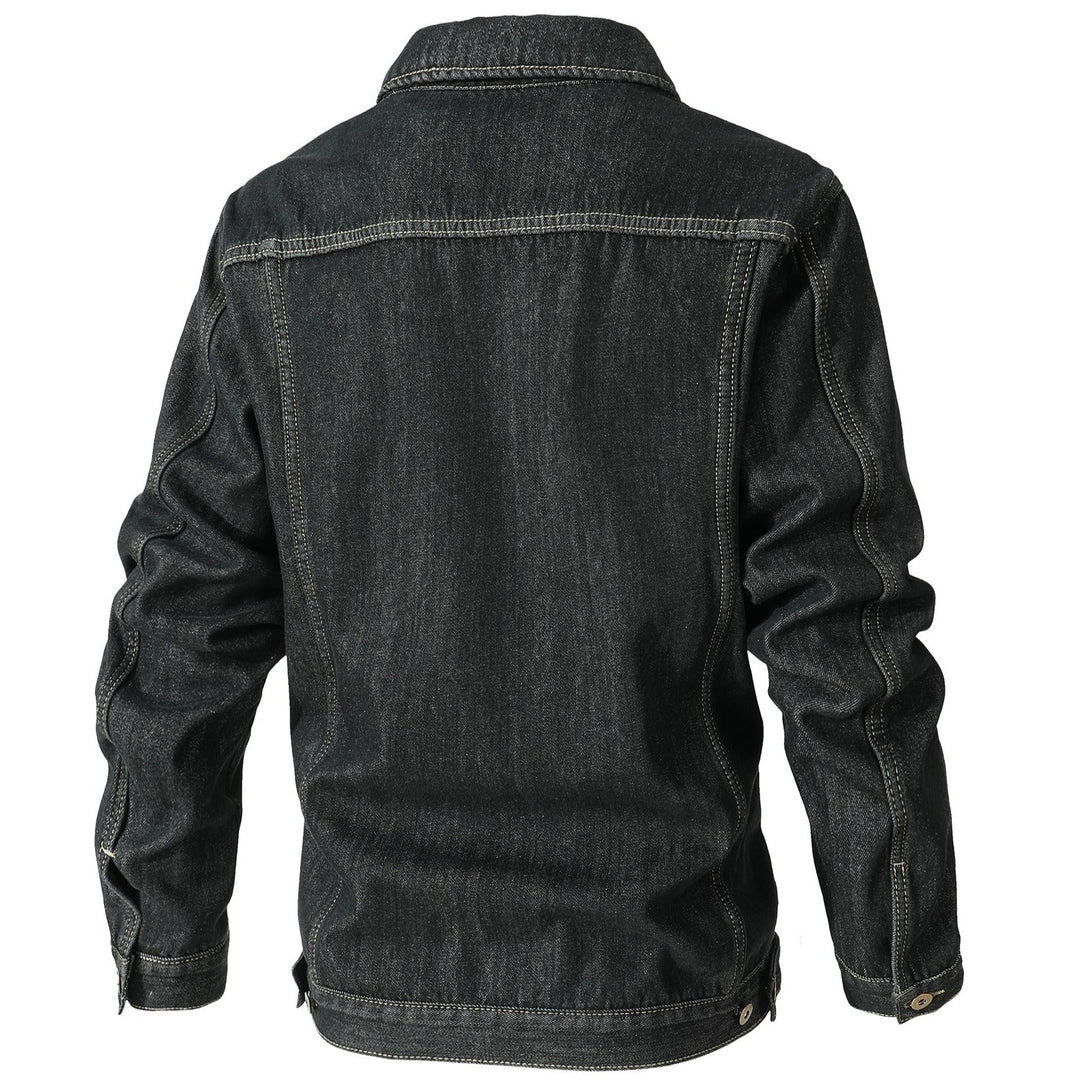 Fleece Lined Denim Jacket - Saint Drako