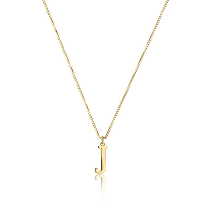 Eloria Initial Pendant Necklace - Saint Drako