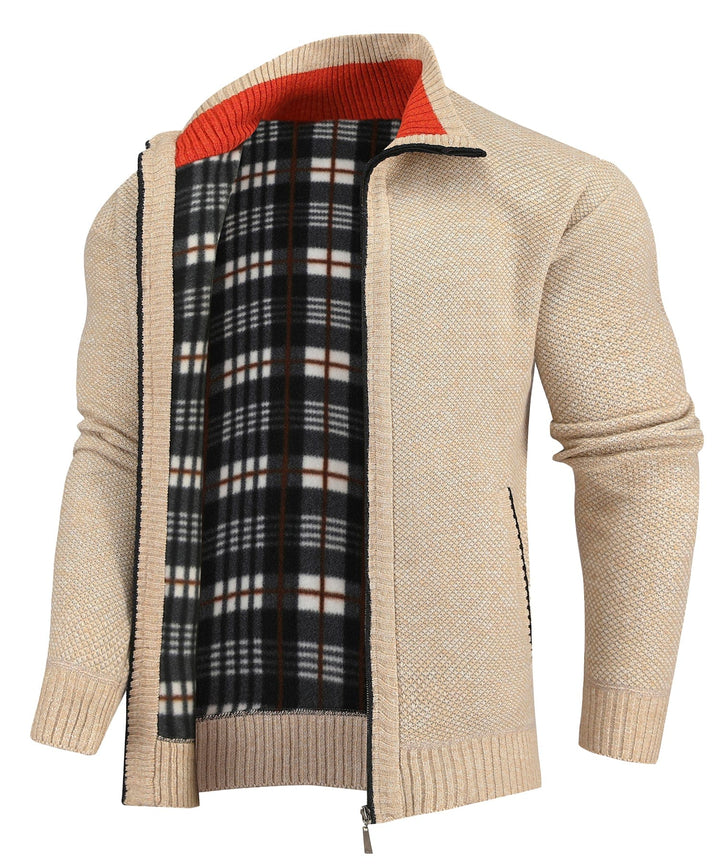 Ridgeway Flannel Lined Sweater (5 Designs) - Saint Drako