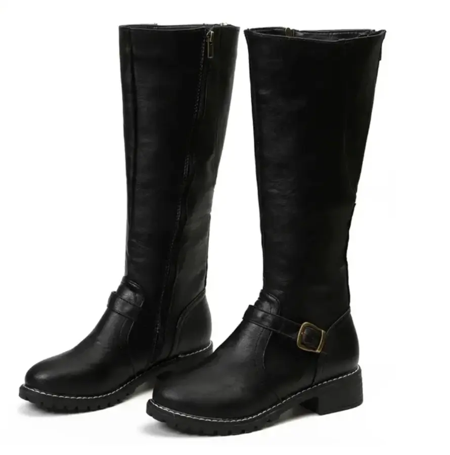 Siena Knee-High Block Heel Boots