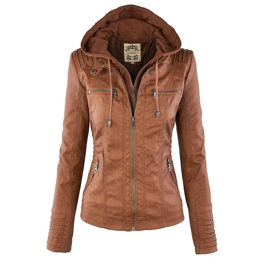 Palermo Hooded Leather Jacket