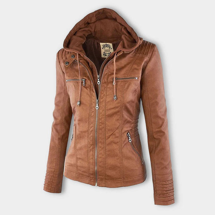 Palermo Hooded Leather Jacket