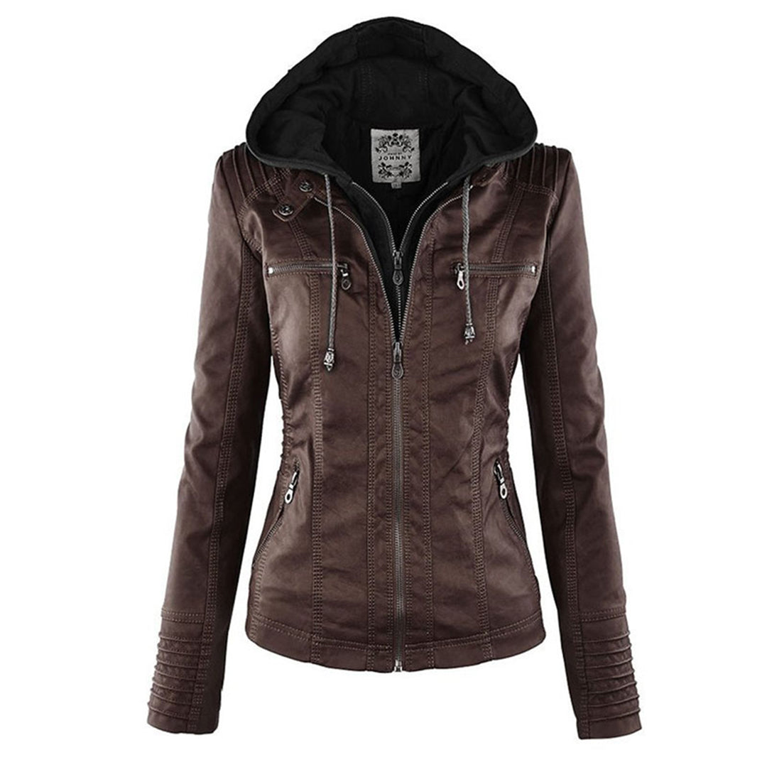 Palermo Hooded Leather Jacket