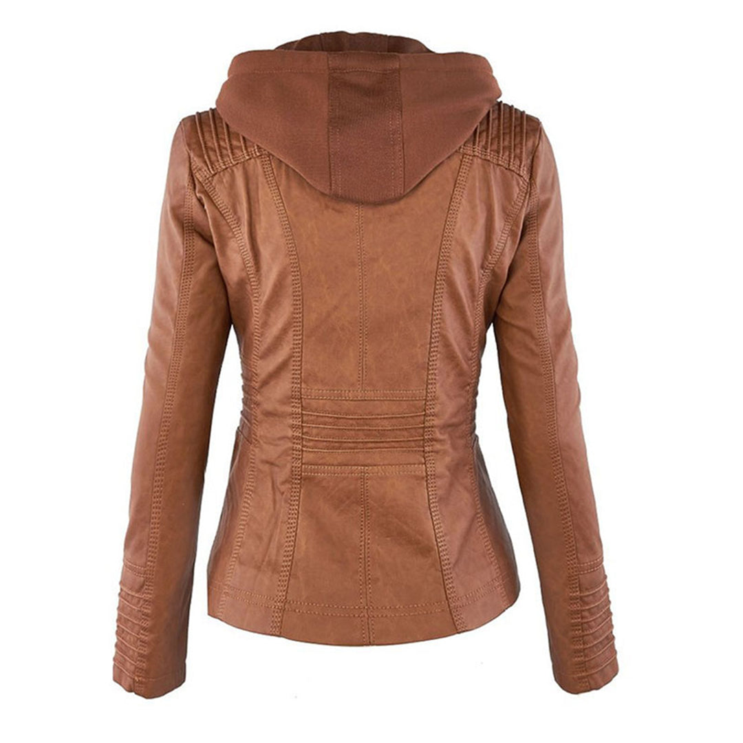 Palermo Hooded Leather Jacket