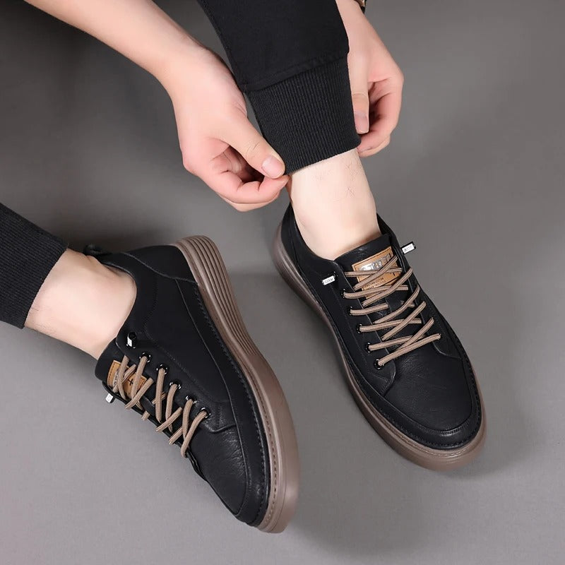 Marlowe Genuine Leather Sneakers - Saint Drako