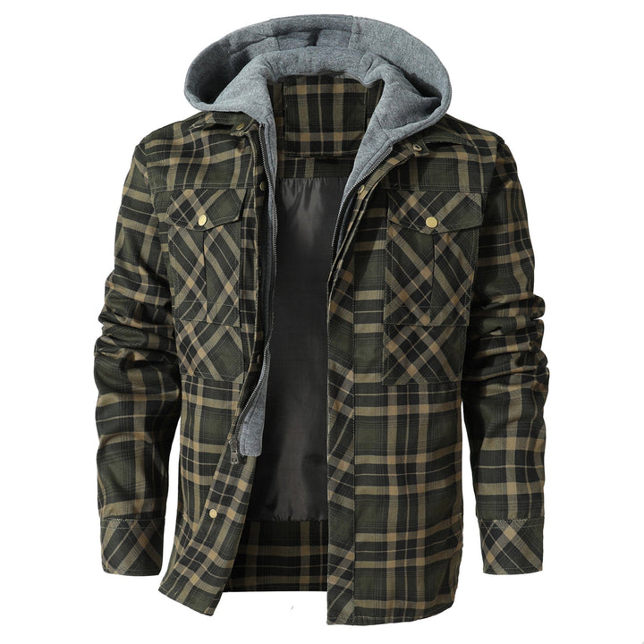 TrailGuard Hooded Flannel Jacket (4 Designs) - Saint Drako