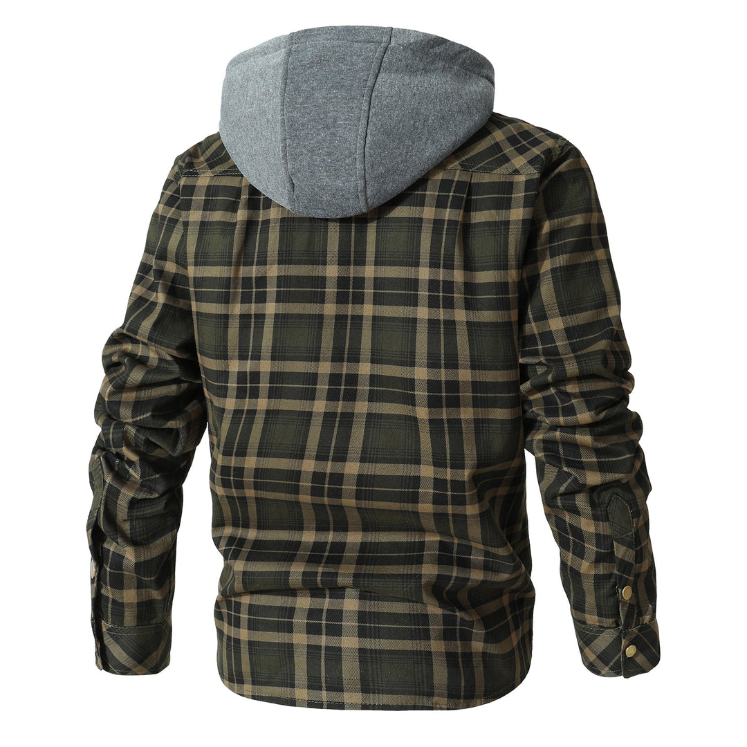 TrailGuard Hooded Flannel Jacket (4 Designs) - Saint Drako