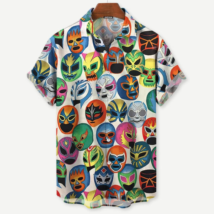 Relaxed Luchador Masks Shirt