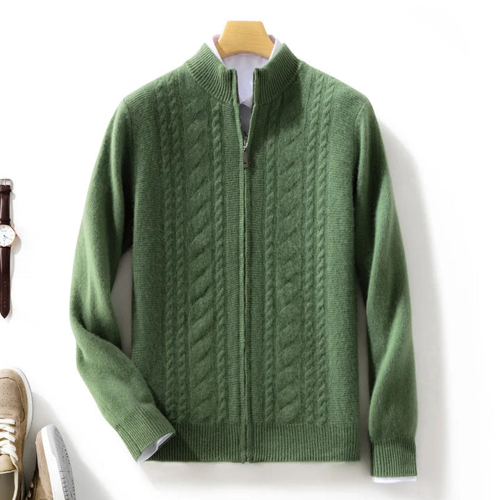 Montclair Cashmere Zip Cardigan