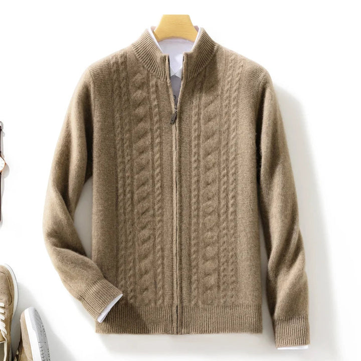 Montclair Cashmere Zip Cardigan