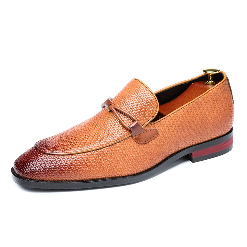 Bellagio Woven Oxford Loafers - Saint Drako