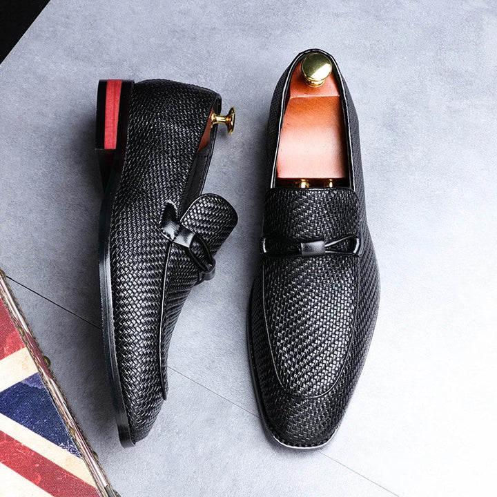 Bellagio Woven Oxford Loafers - Saint Drako