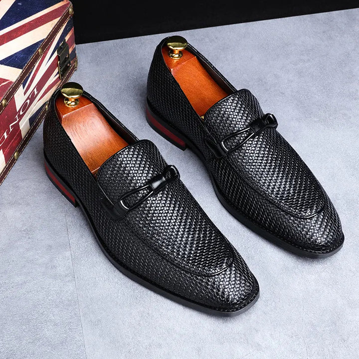 Bellagio Woven Oxford Loafers - Saint Drako