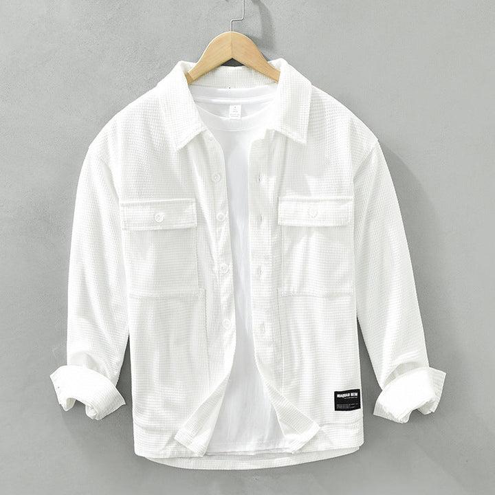 Men’s Corduroy Button-Up Shirt - Saint Drako