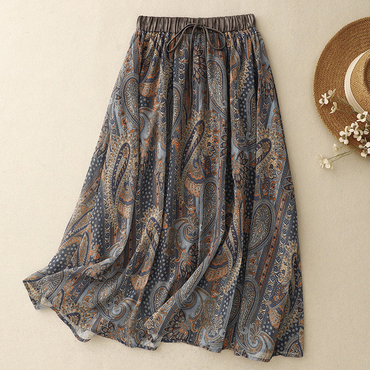 Siena Linen Skirt - Saint Drako