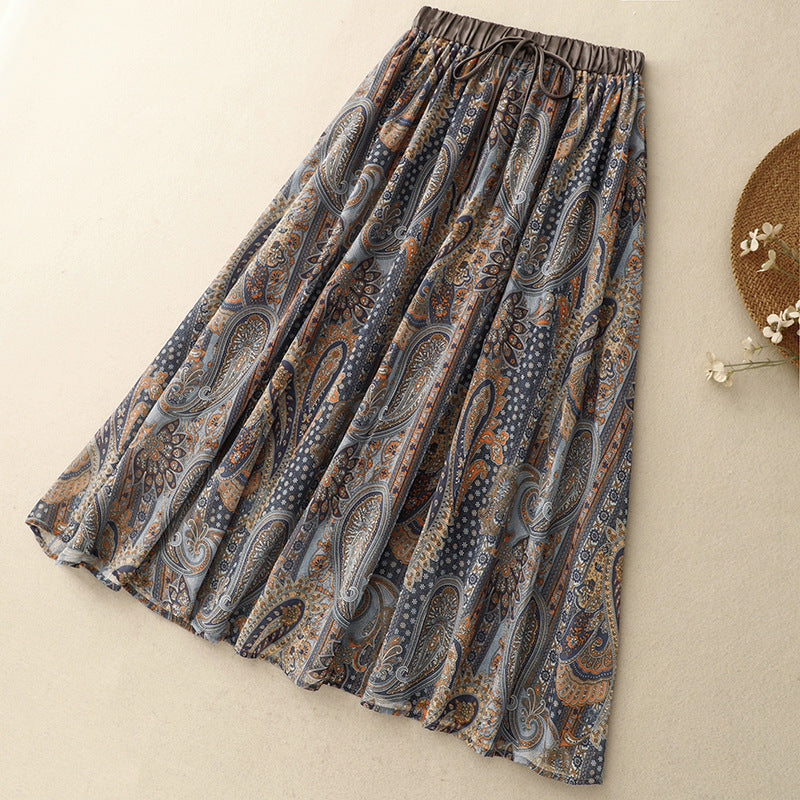 Siena Linen Skirt - Saint Drako