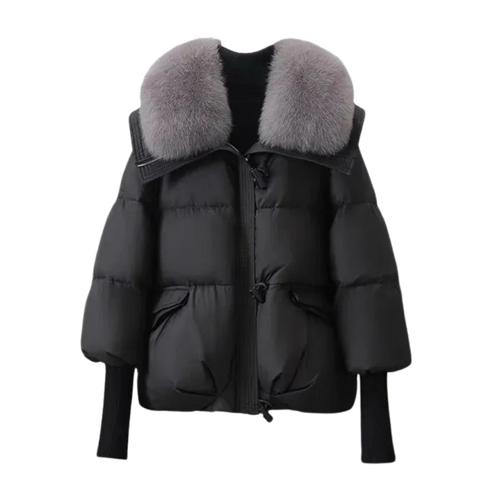 Selene Faux-Fur Collar Puffer Jacket