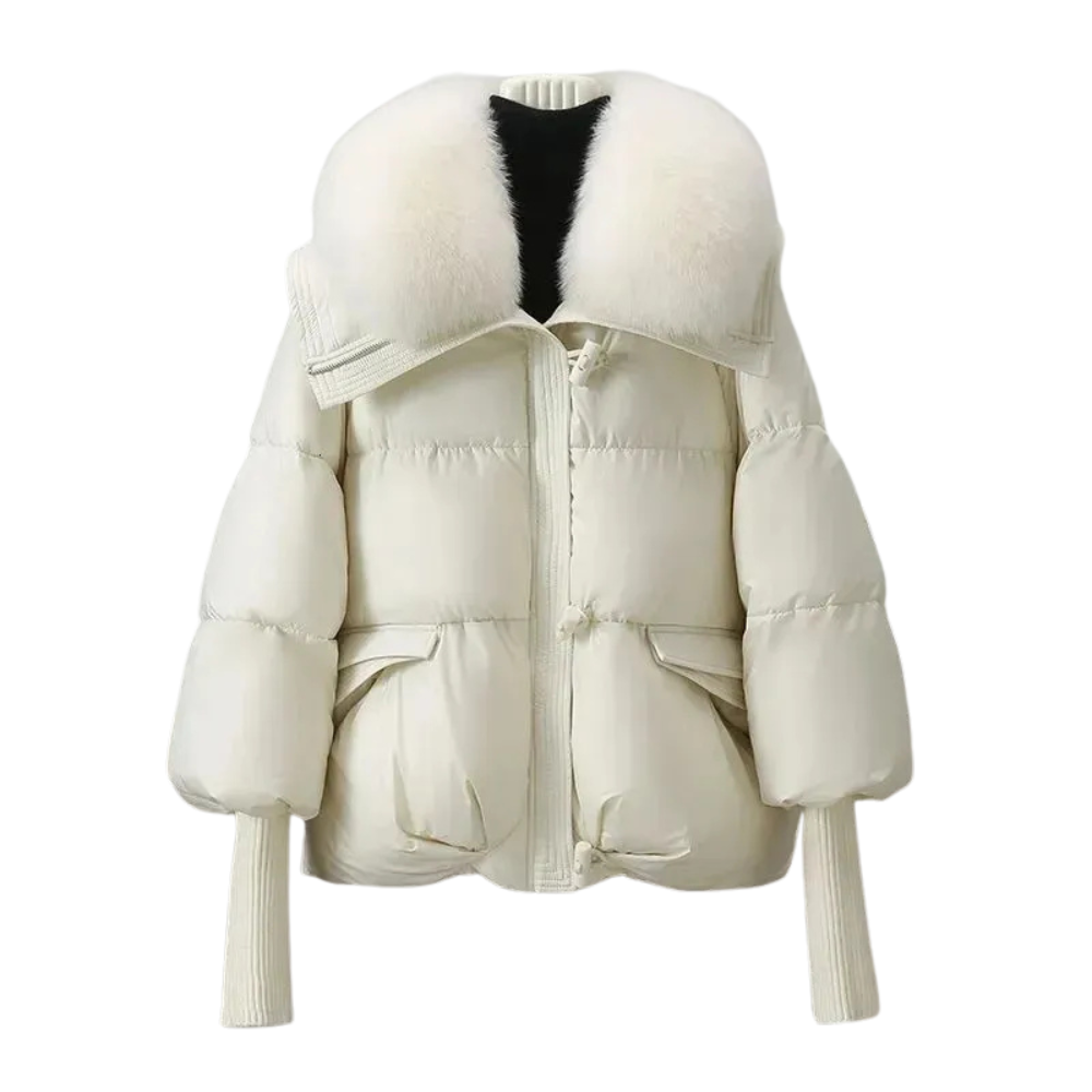 Selene Faux-Fur Collar Puffer Jacket