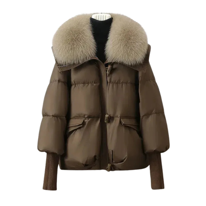 Selene Faux-Fur Collar Puffer Jacket