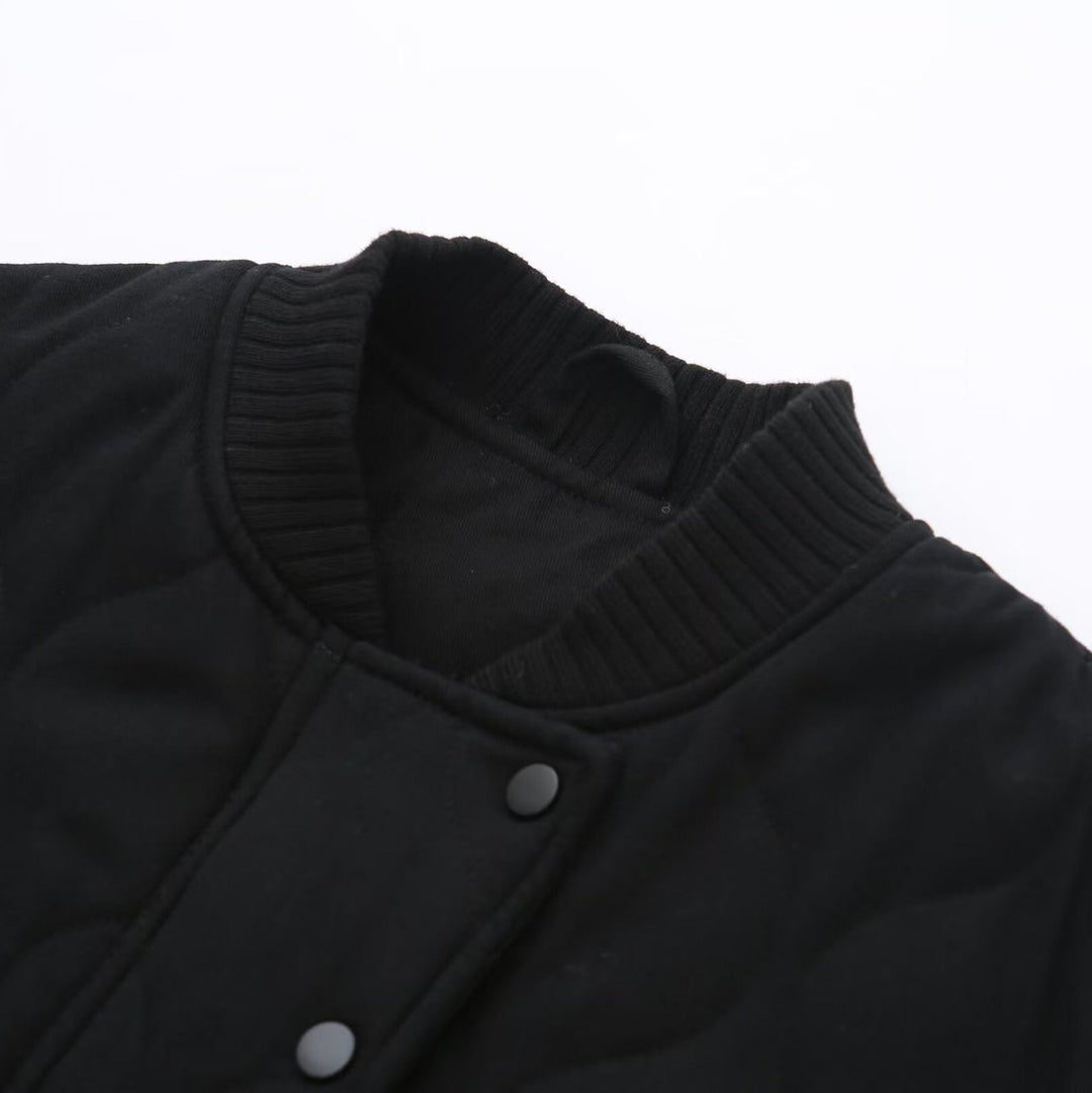 Harper Women’s Quilted Oversized Bomber Jacket - Saint Drako