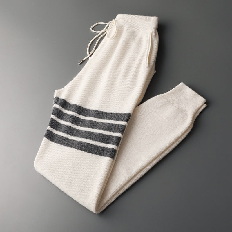 Minimalist Striped Lounge Pants