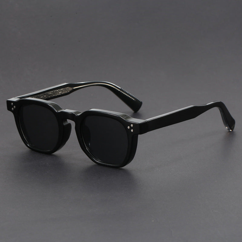 Amber Vintage Square Sunglasses
