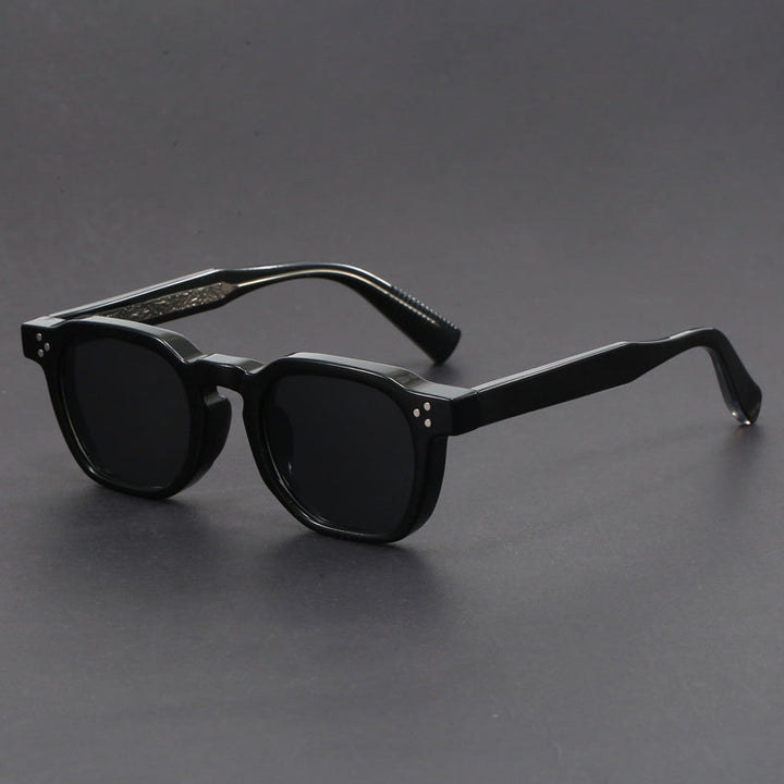 Amber Vintage Square Sunglasses