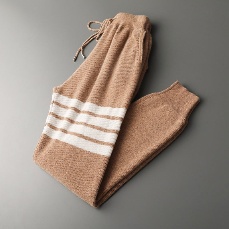 Minimalist Striped Lounge Pants