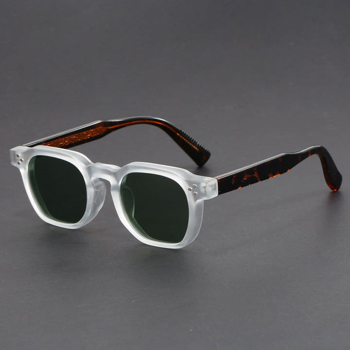 Amber Vintage Square Sunglasses