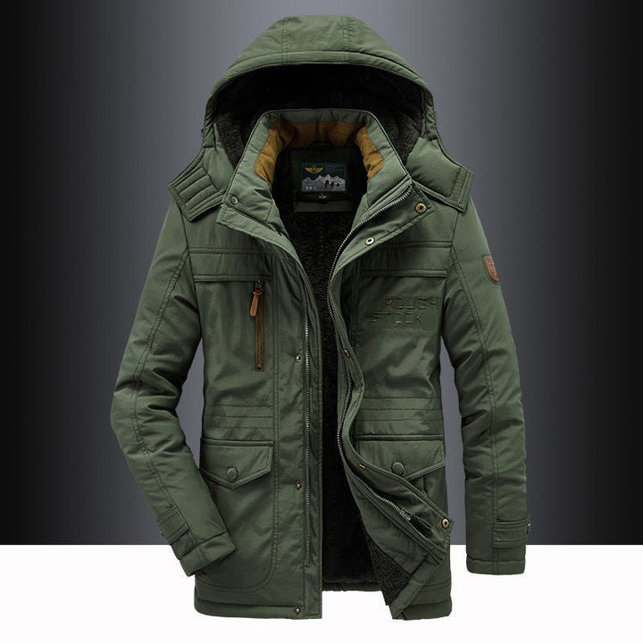 Nordica Fleece-Lined Thigh-Length Hooded Parka