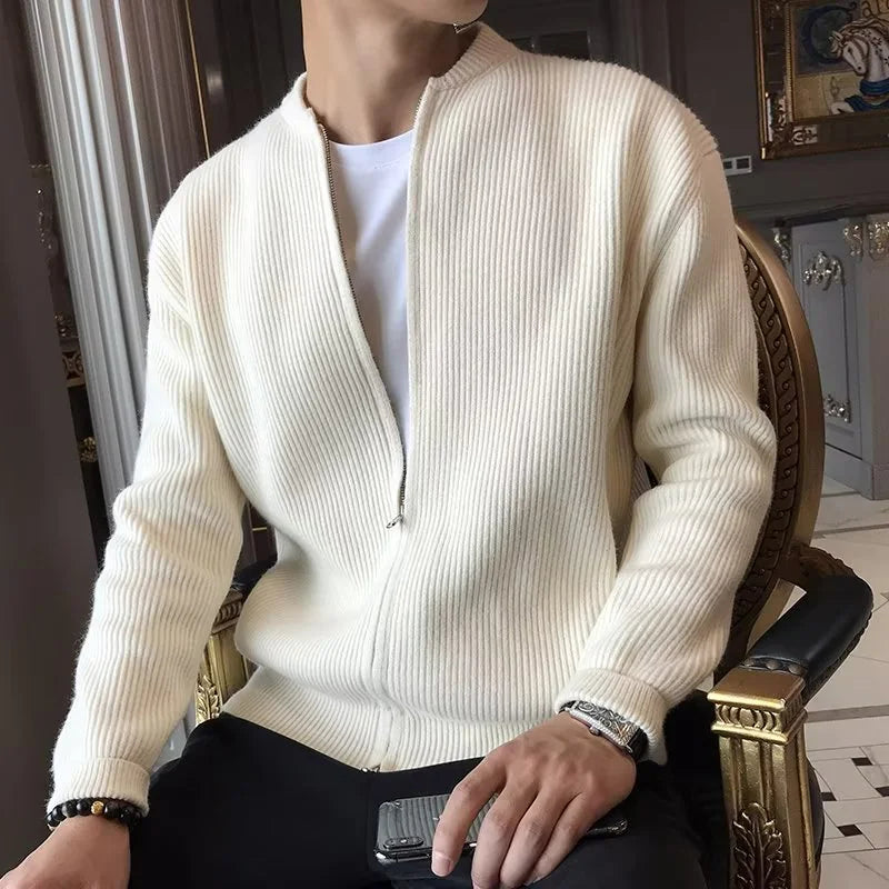 Porto Knit Zip Cardigan