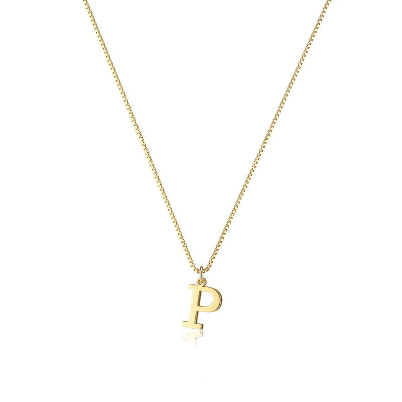 Eloria Initial Pendant Necklace - Saint Drako