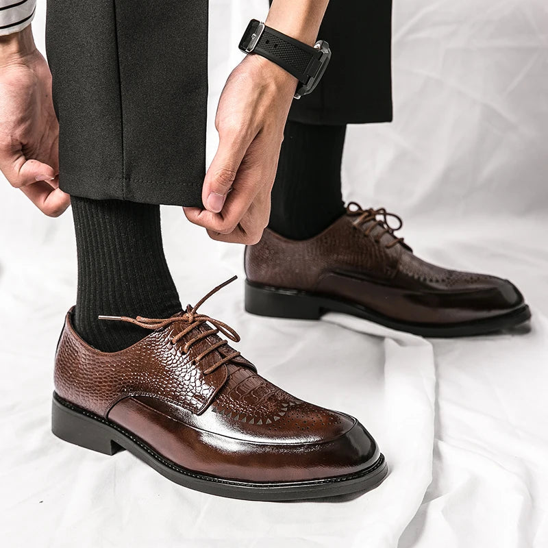 Milano Genuine Leather Oxford Shoes