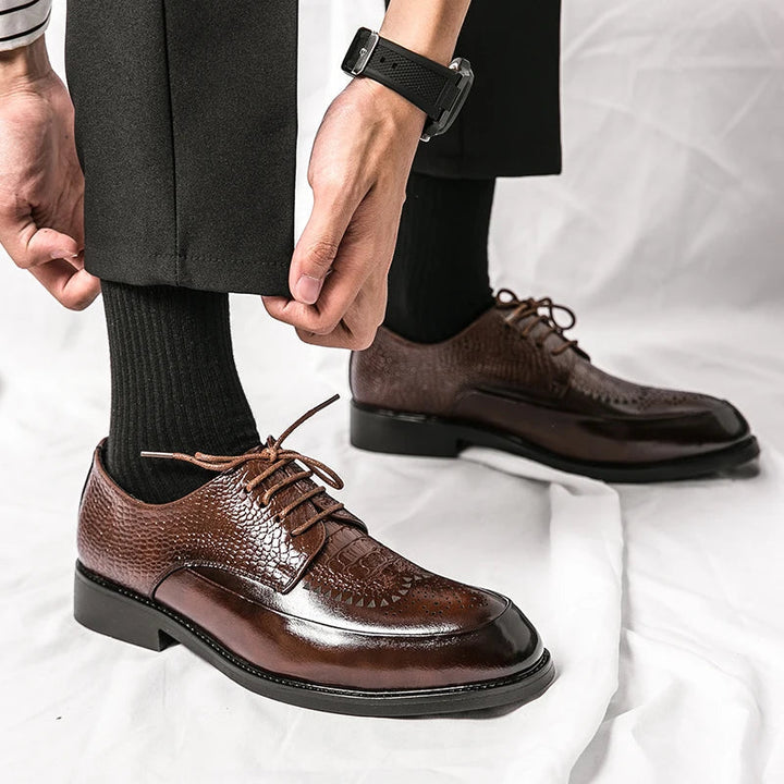 Milano Genuine Leather Oxford Shoes