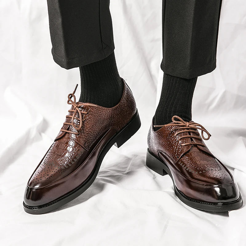 Milano Genuine Leather Oxford Shoes
