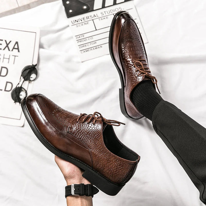 Milano Genuine Leather Oxford Shoes