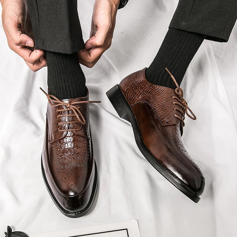 Milano Genuine Leather Oxford Shoes