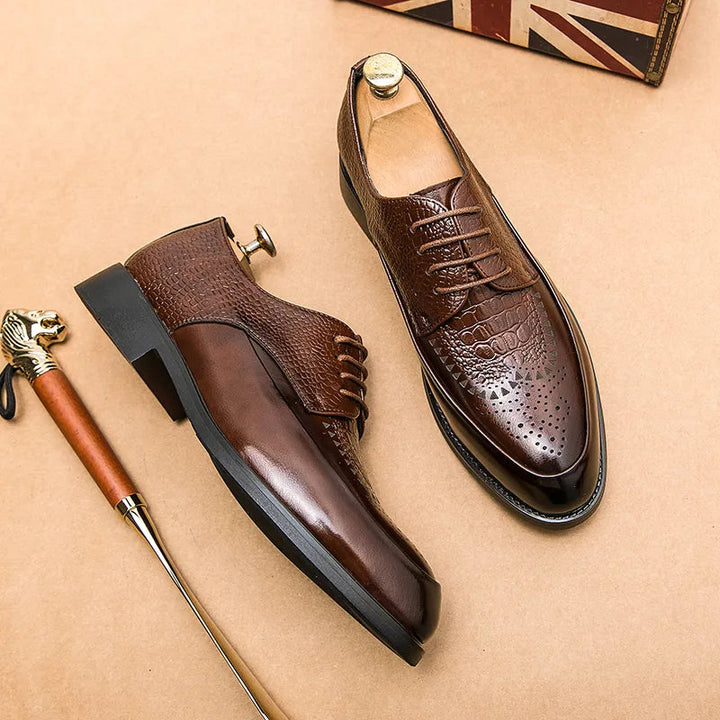 Milano Genuine Leather Oxford Shoes