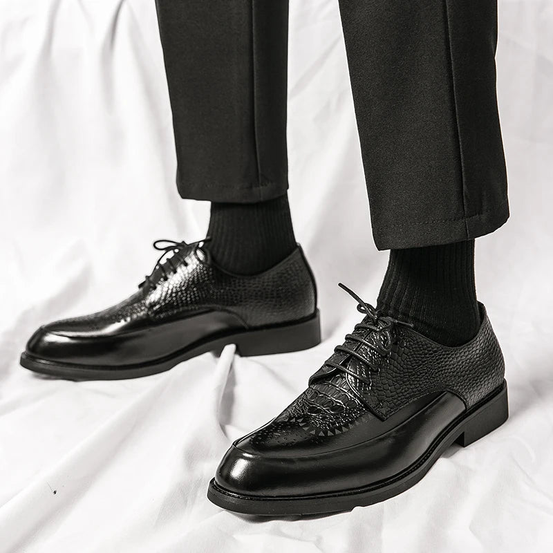 Milano Genuine Leather Oxford Shoes