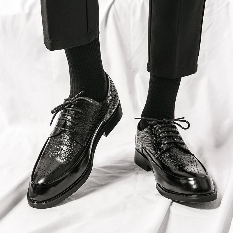Milano Genuine Leather Oxford Shoes