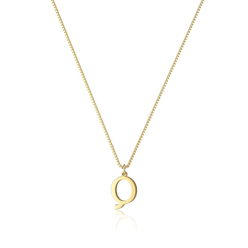 Eloria Initial Pendant Necklace - Saint Drako