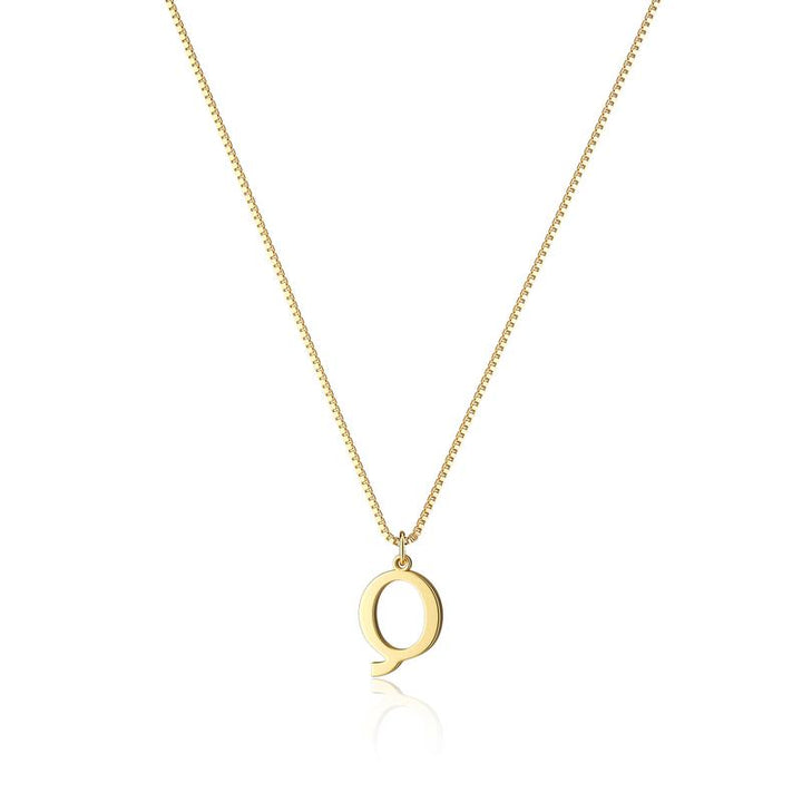 Eloria Initial Pendant Necklace - Saint Drako